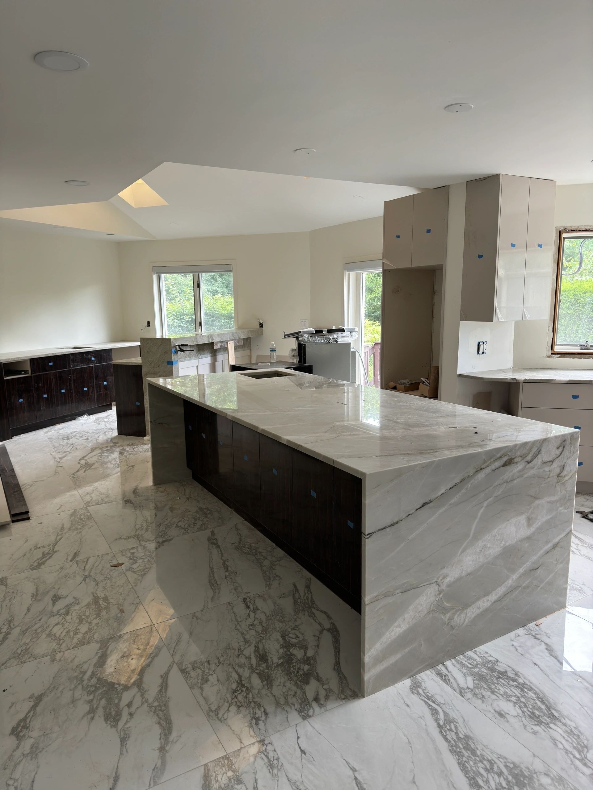Cimarron Project — modern kitchen with marble island